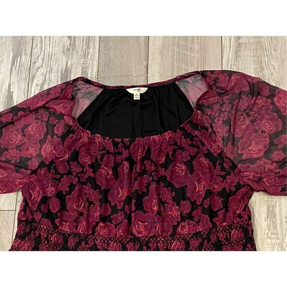 Terra & Sky plus size floral midi dress size 2X - Picture 5 of 12